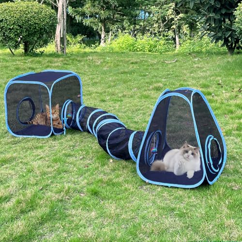 Collapsible Outdoor Cat Enclosures Tunnel M416