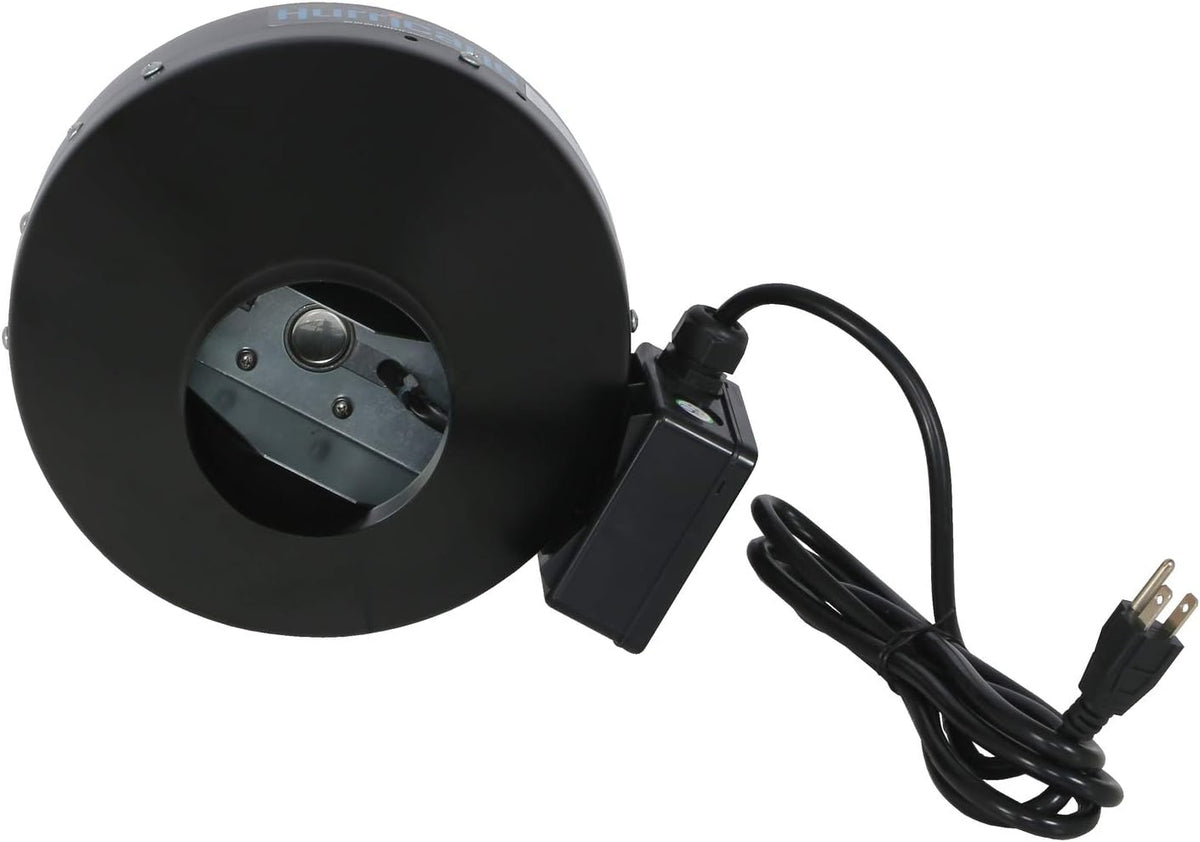 Black 4-Inch 171 CFM Inline Centrifugal Fan U737700