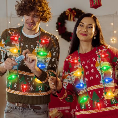 Christmas Light Necklace 3PCS with 3 Flash Modes P6646
