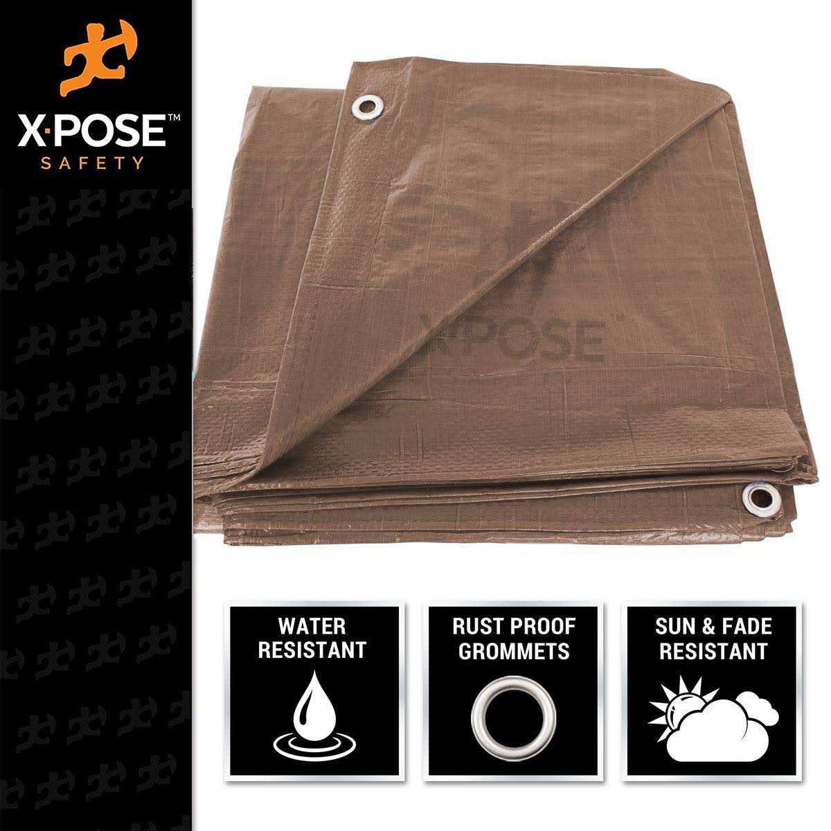 Brown Poly Tarps 20 x 25 Case of 4 C9697
