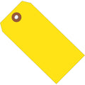 Yellow Plastic Shipping Tags, 100/Case Z4227