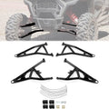 4 A Arms Front Upper & Lower A-Arms Rods High Clearance Black Q58293