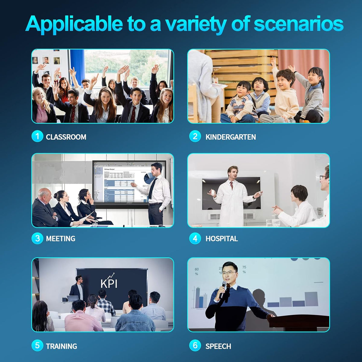 86inch 4K UHD Touch Screen Interactive Whiteboard A9947
