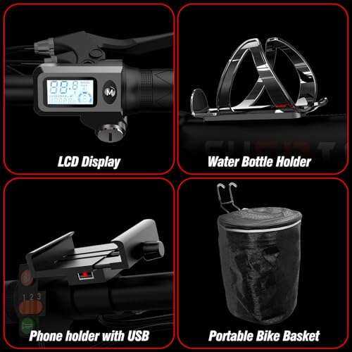 750W Folding Electric Bike with Removable Battery V9248