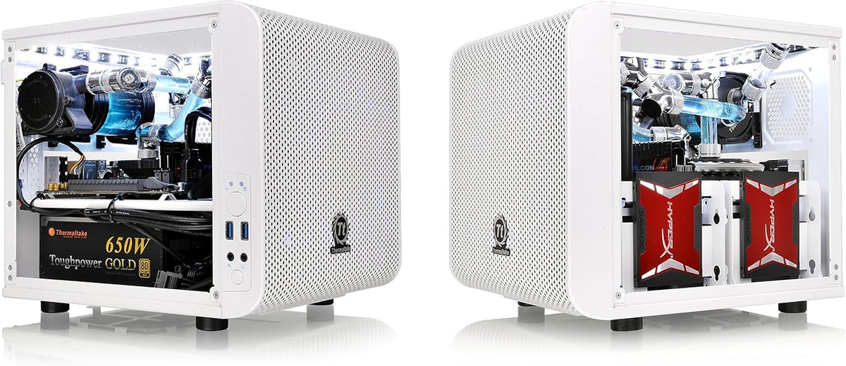 White Mini ITX Cube Computer Chassis X267862