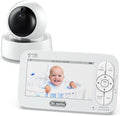 5 Large Display 720p HD Baby Monitor with 2 Cameras F774