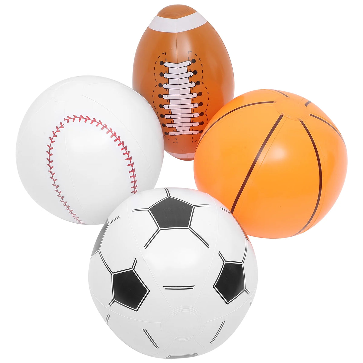 Inflatable Beach Ball Set of 4 K22334