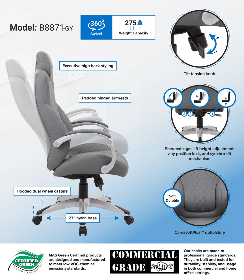 Grey Executive Chair I8544