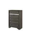 Gray 6 Drawer Chest Y4144