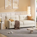 Velvet Fabric Loveseat Sofa with Solid Wood Frame J779