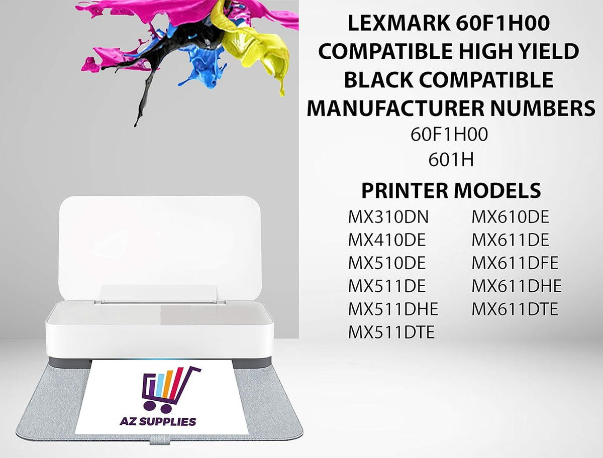Compatible High Yield Black Toner Cartridge 2 Pack E5398