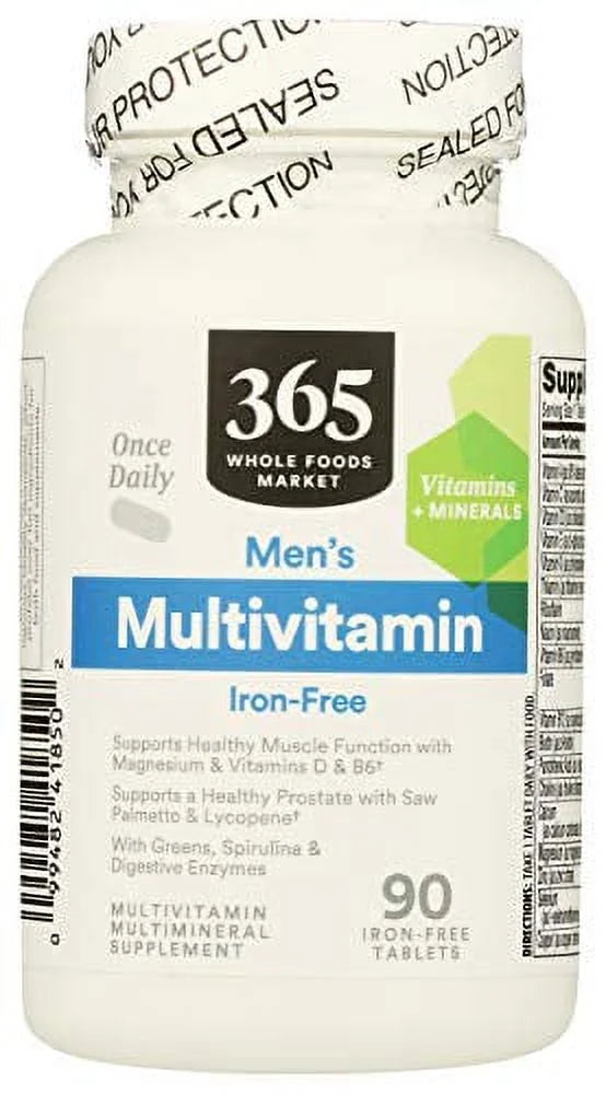 Men's Multivitamin Tablets, 90 Count D7185