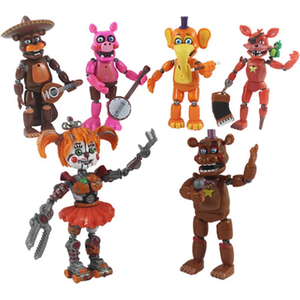 6Pcs FNAF Action Figures V178