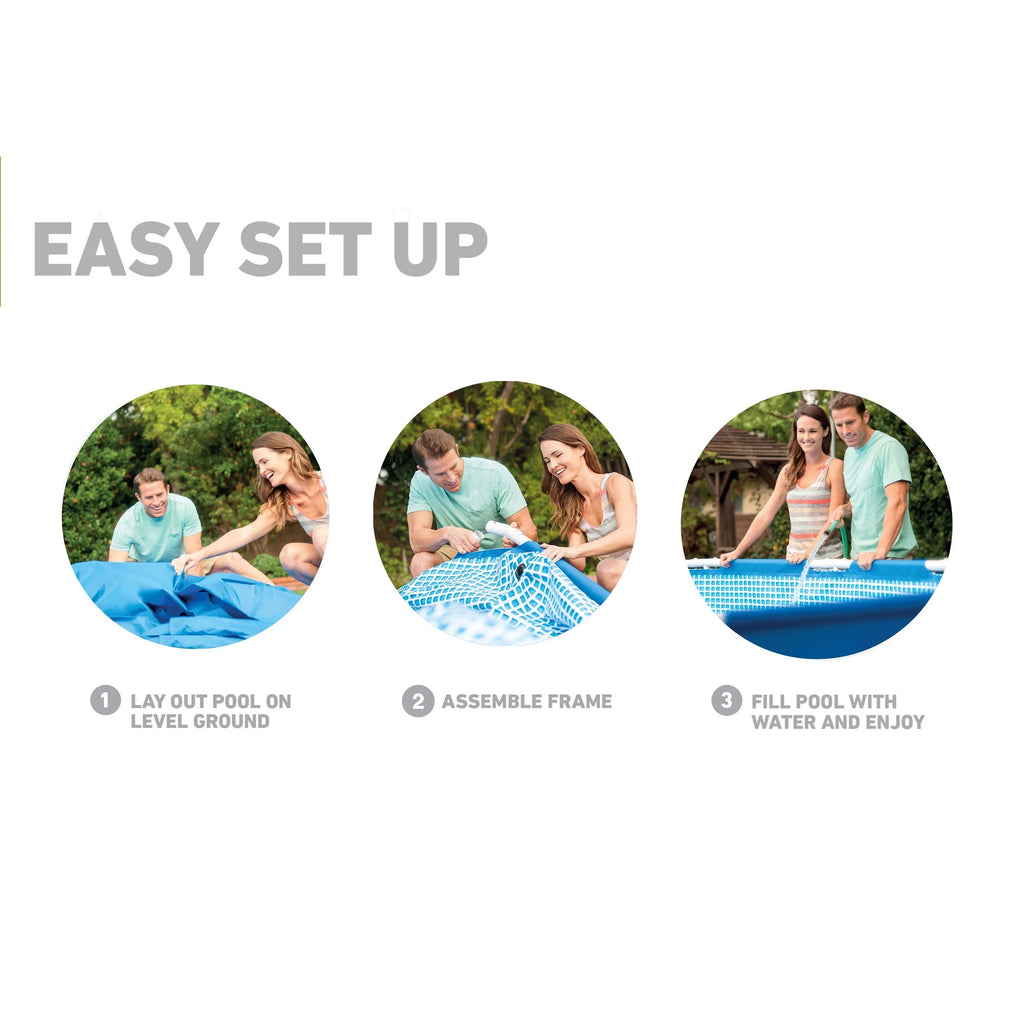 12'x30 Swimming Pool with Pump, Ladder, and Cover R91748