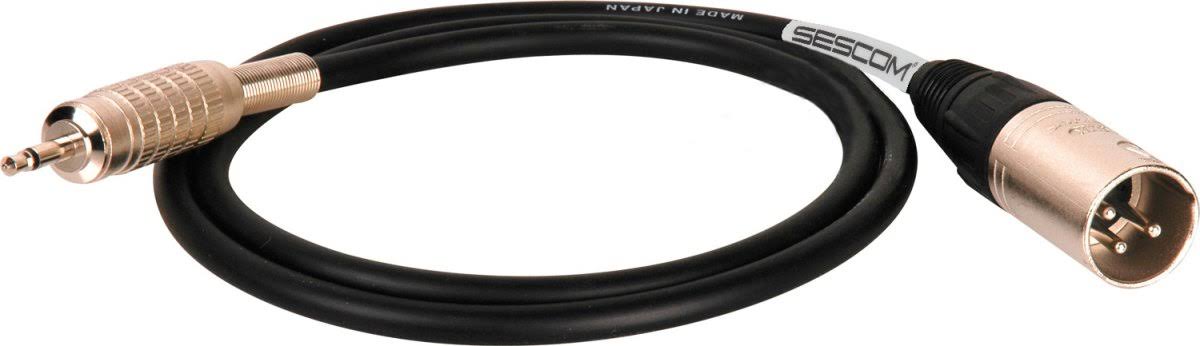 100 ft. Mogami Neglex Quad Microphone Cable 3-Pin XLR Male to 3.5 mm Mini TS Male Green X244692