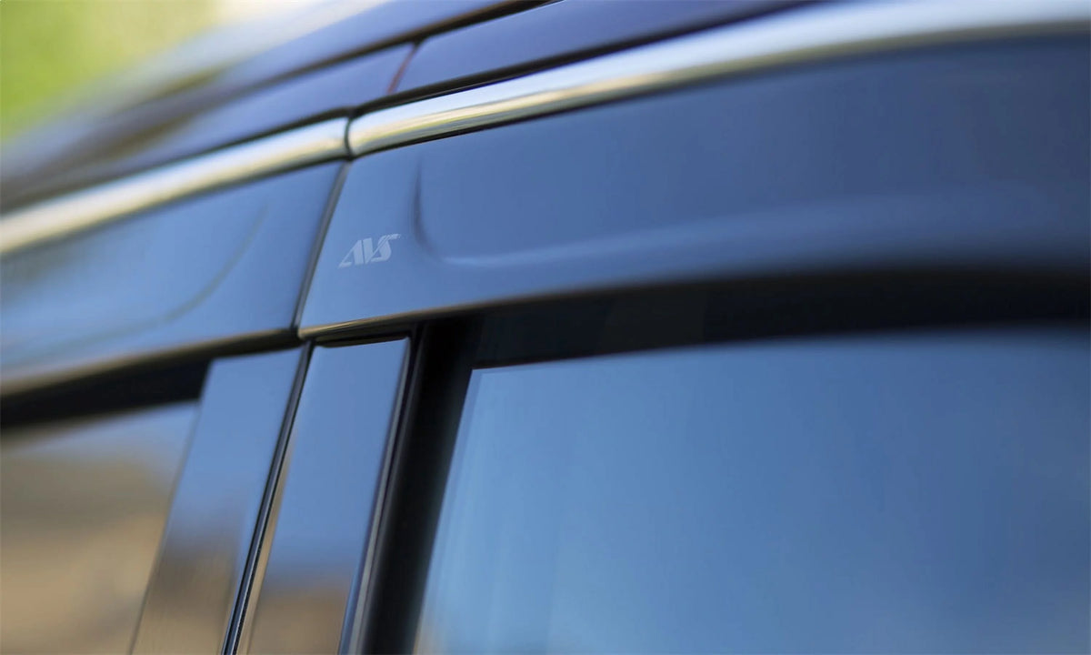 Smoke W/Chrome Trim 4 Pc Low Profile Ventvisor F5720