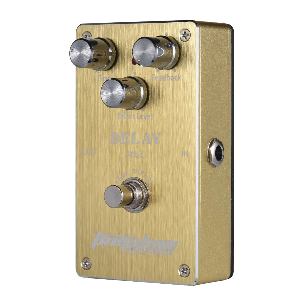 Delay Electric Guitar Effect Pedal Aluminum Alloy Housing True Bypass N194