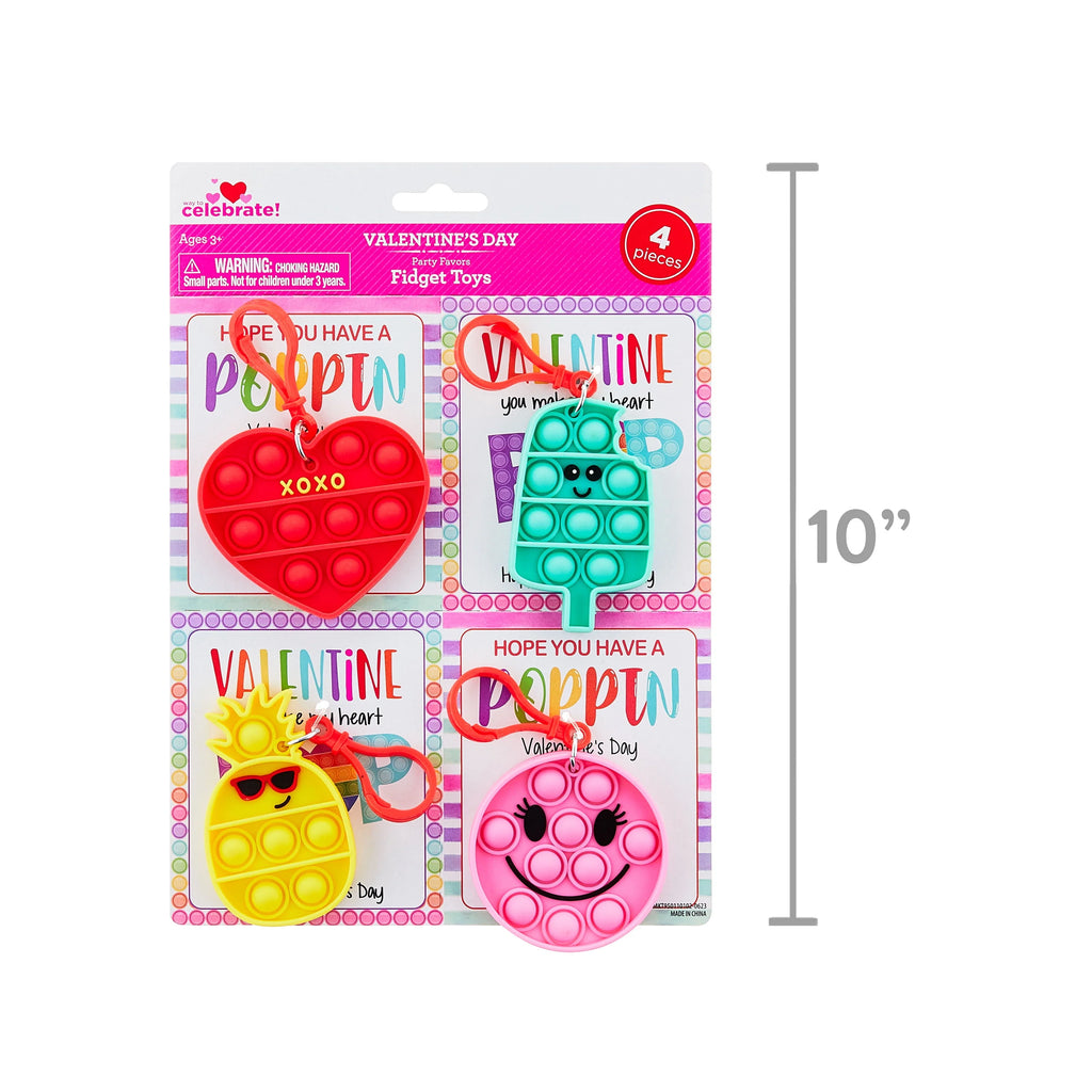 Fidget Toys Party Favors, Ages 3+, 4 Count O34477