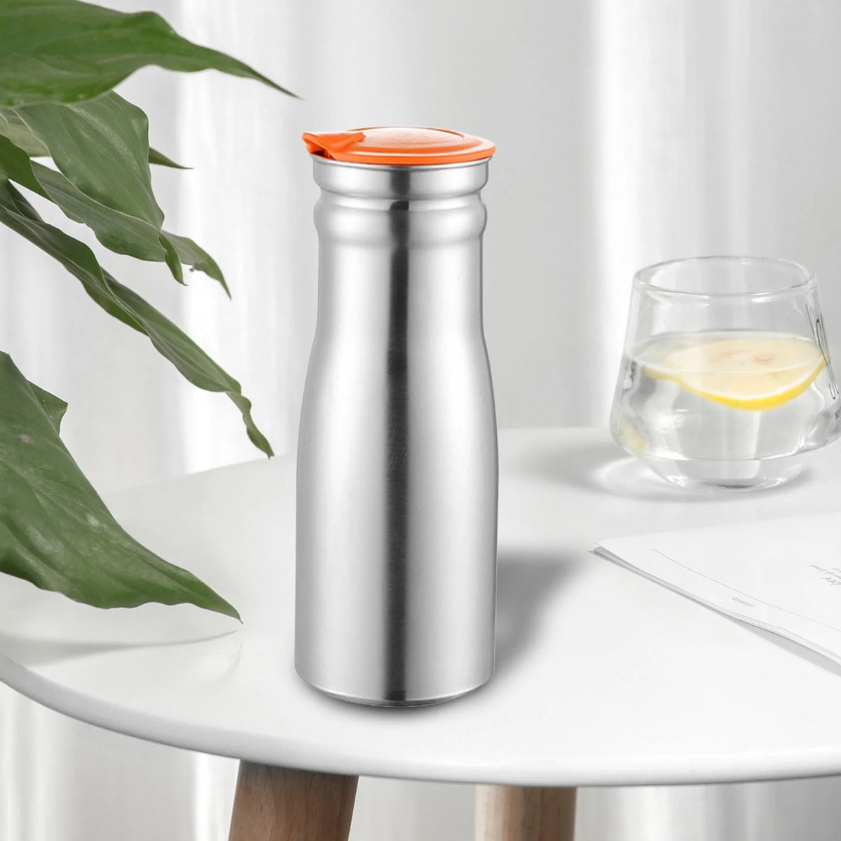 Stainless Steel Bottle with Lid Jug K1286
