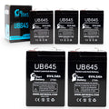 6V 4.5Ah Sealed Lead Acid Battery with Terminal Adapters M4457