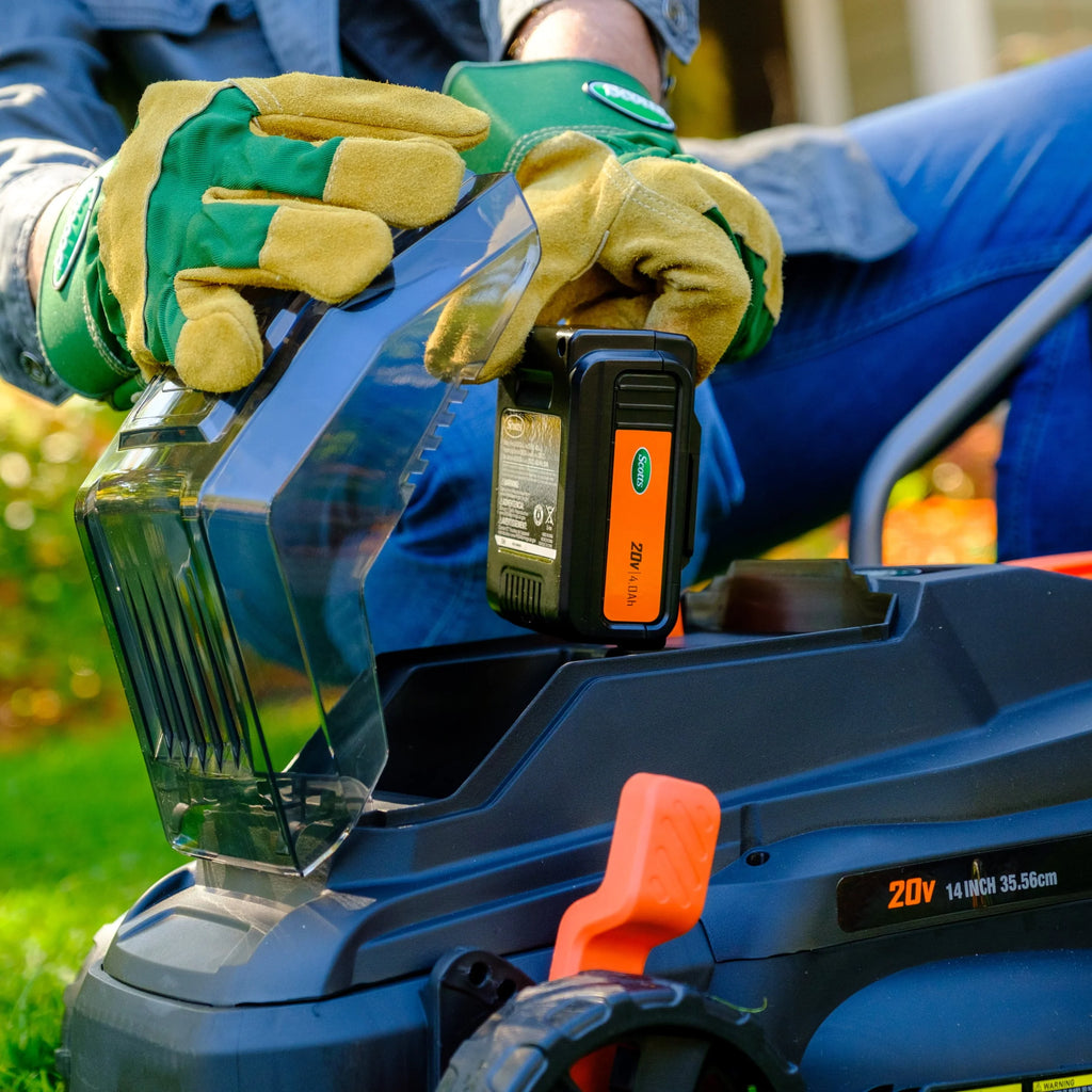 14-Inch 20-Volt Cordless Lawn Mower Y6088