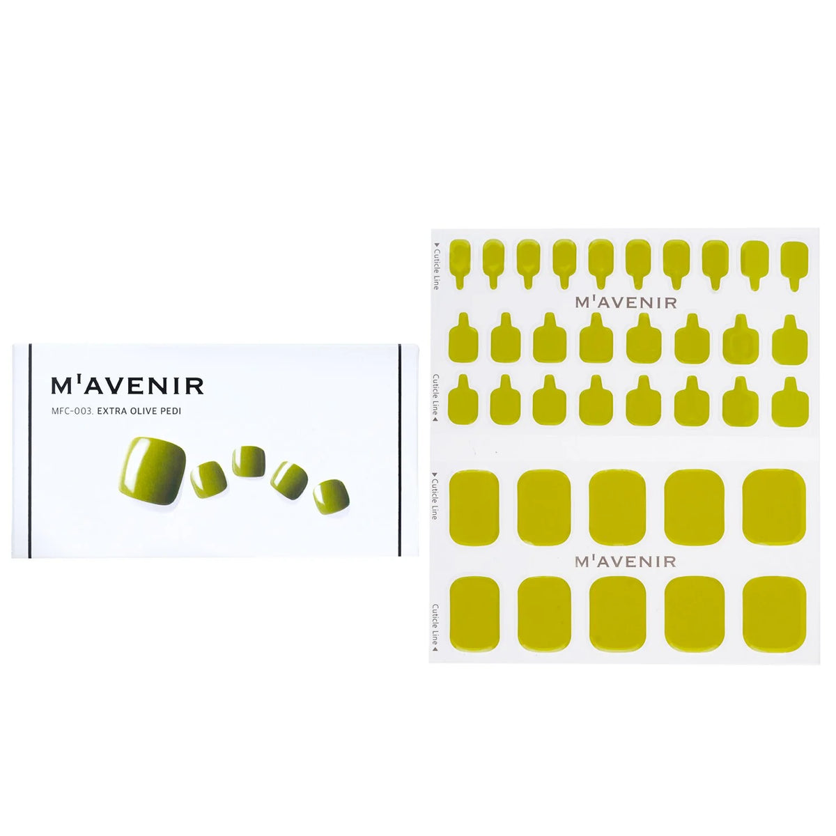 Green Nail Sticker 32pcs M88468