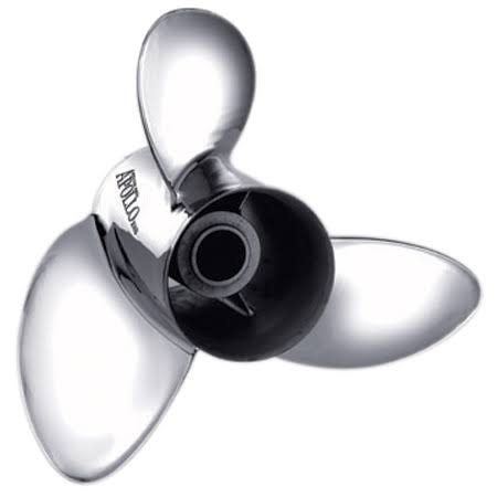 3-Blade Prop, Pressed Rubber Hub, 14.375 Dia x 21, LH F9775