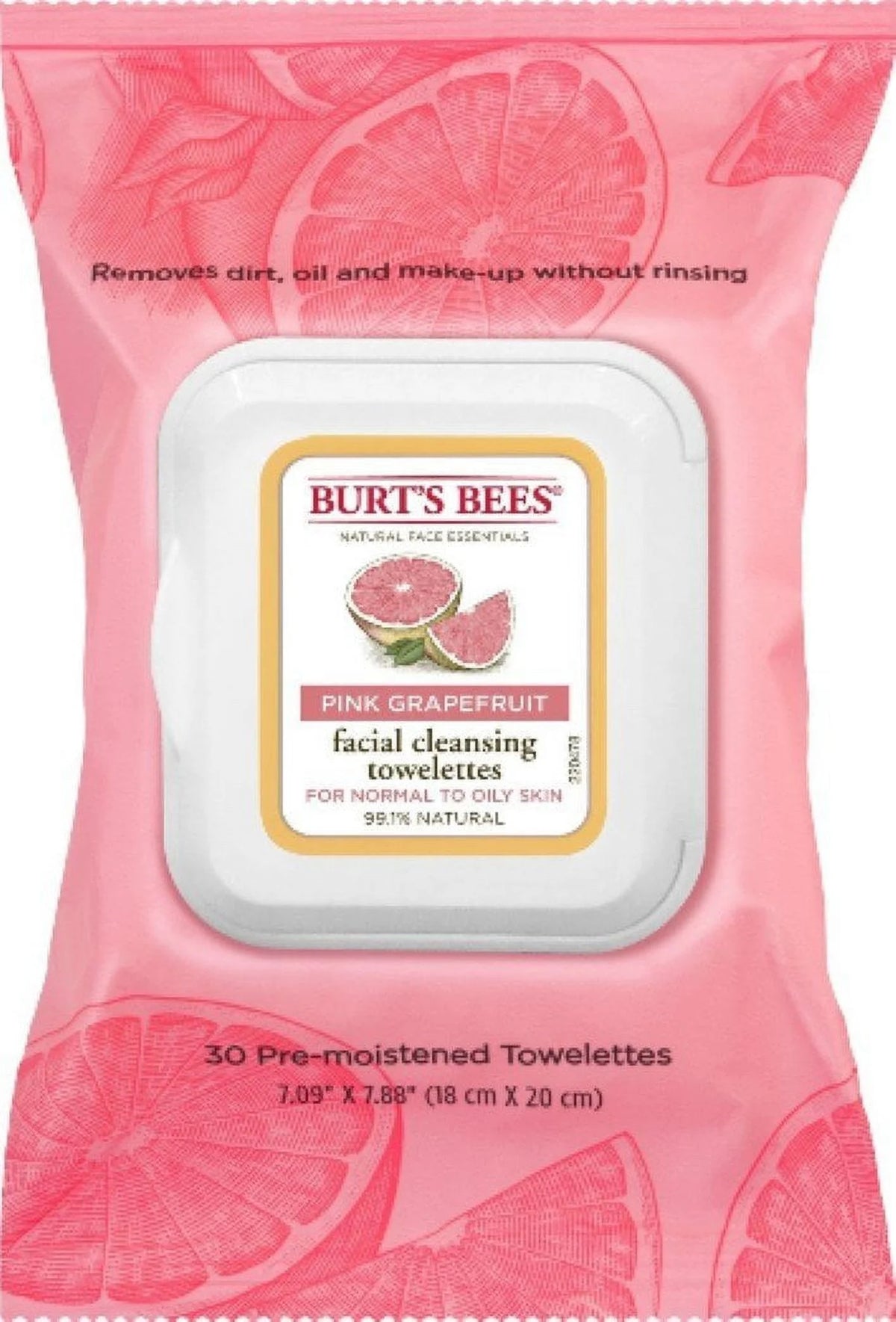 Pink Grapefruit Cleansing Towelettes 30 Ct 3 Pack V541