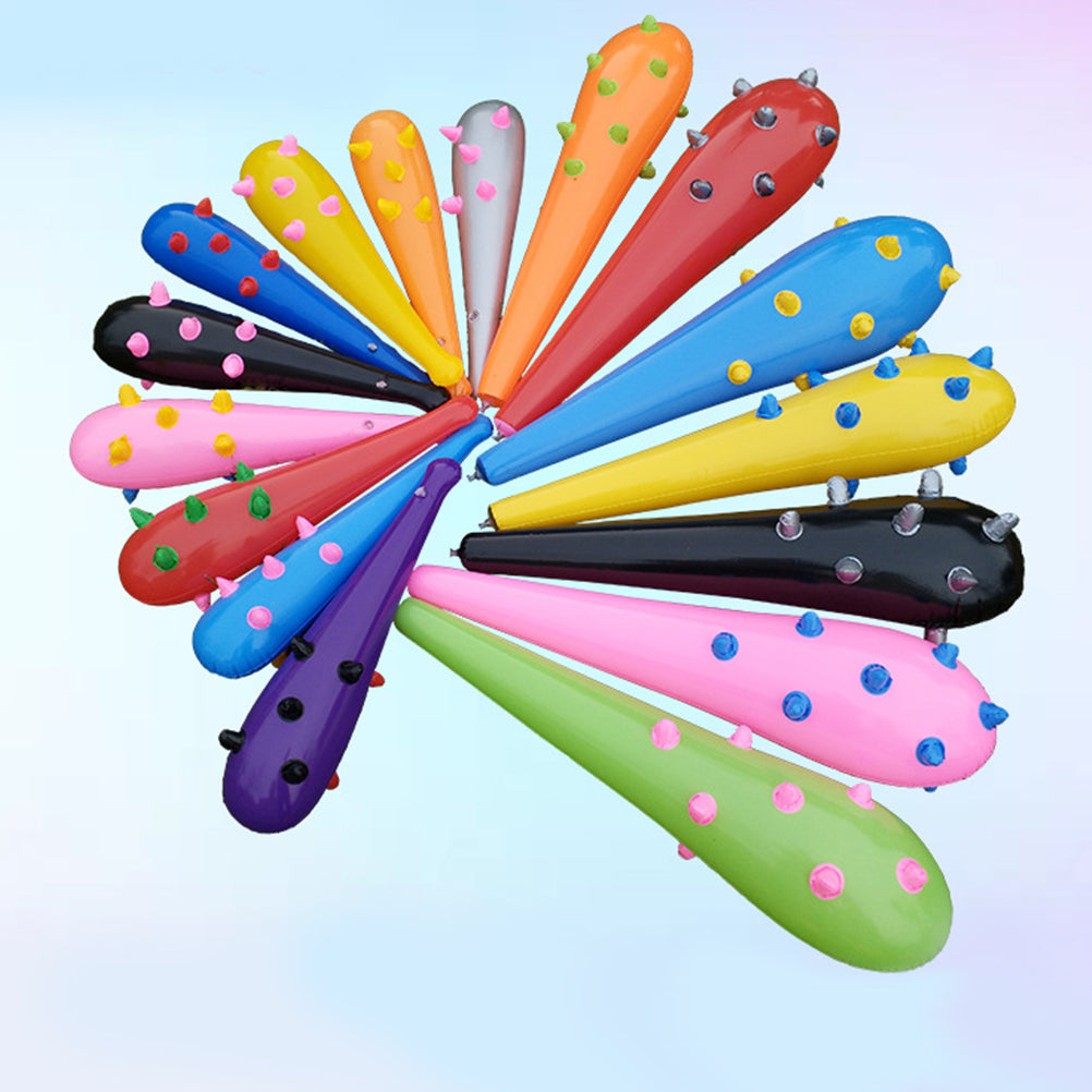 8pcs 55cm Inflatable Mace Clapper Hammers Toys (Mixed Color) P223453