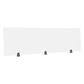 Frosted Acrylic Clamp-on Privacy Panel (17x18x2in) Z2452
