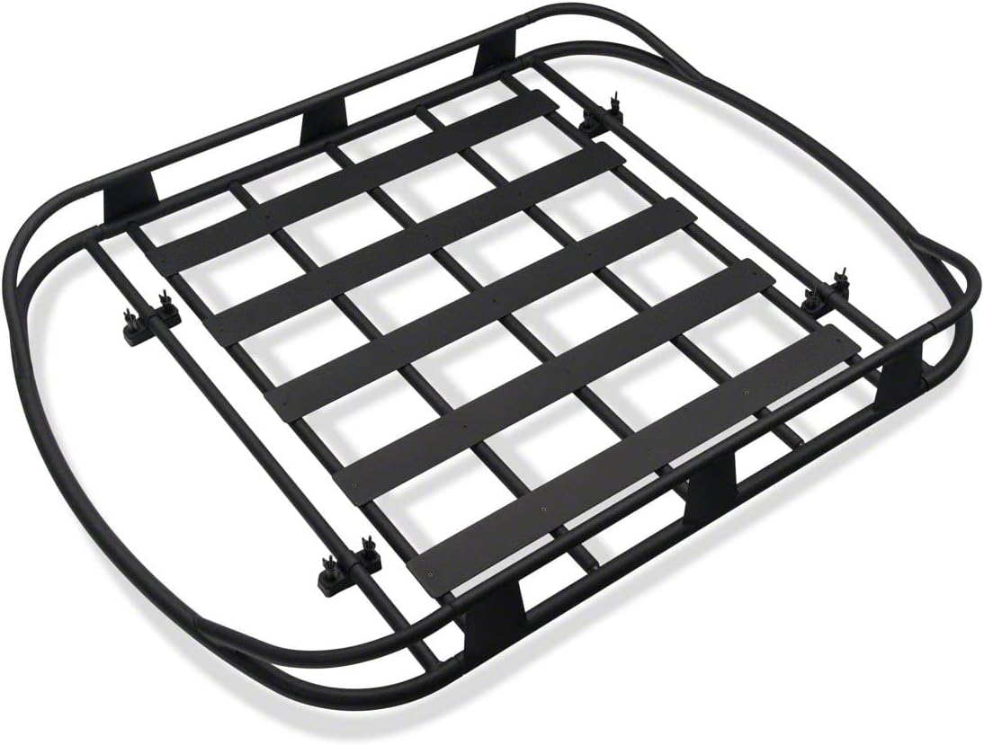 Textured Black Roof Rack Basket T291