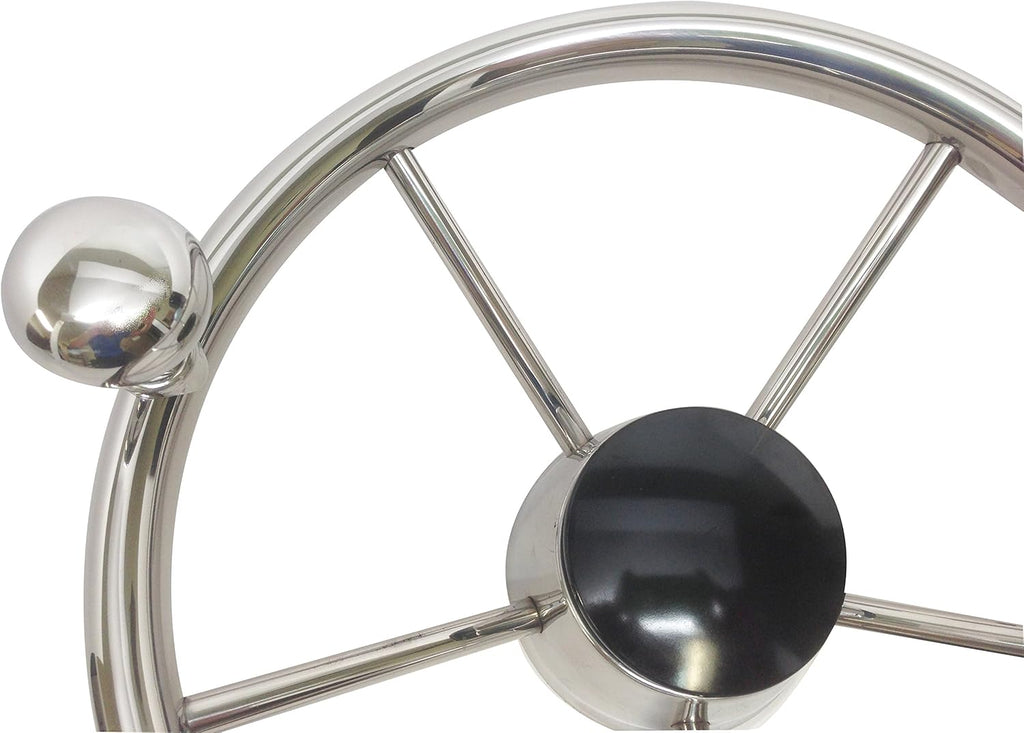 Black 5 Spoke Steering Wheel Q255105
