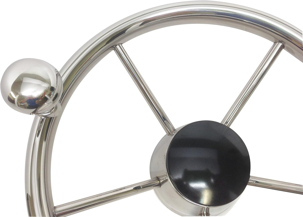 Black 5 Spoke Steering Wheel Q255105
