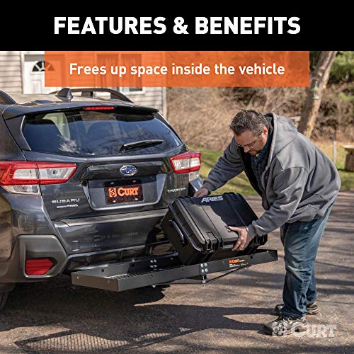 48 x 20-Inch Hitch Cargo Carrier, 300 lbs Capacity P69820