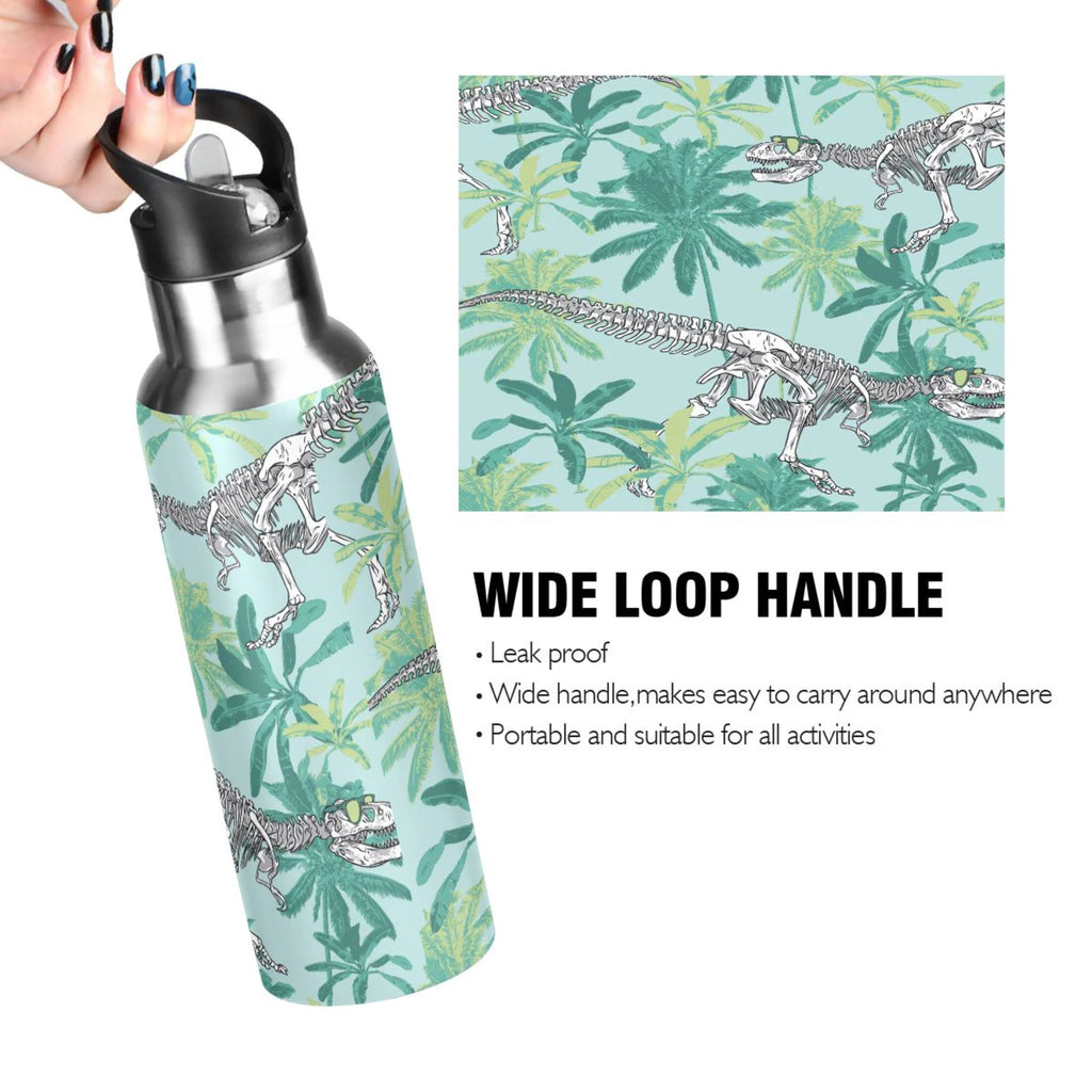 Stainless Steel Insulated Water Bottle with Straw Lid C971