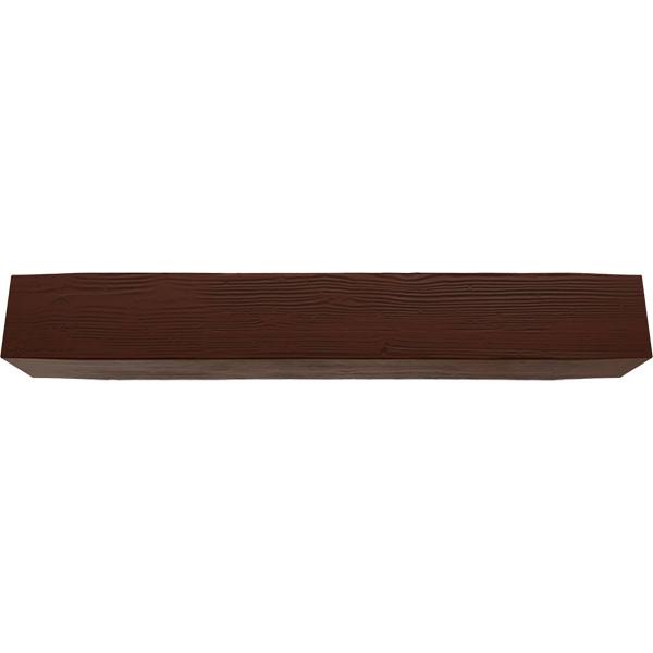 Sandblasted Faux Wood Fireplace Mantel, Natural Pecan V414267