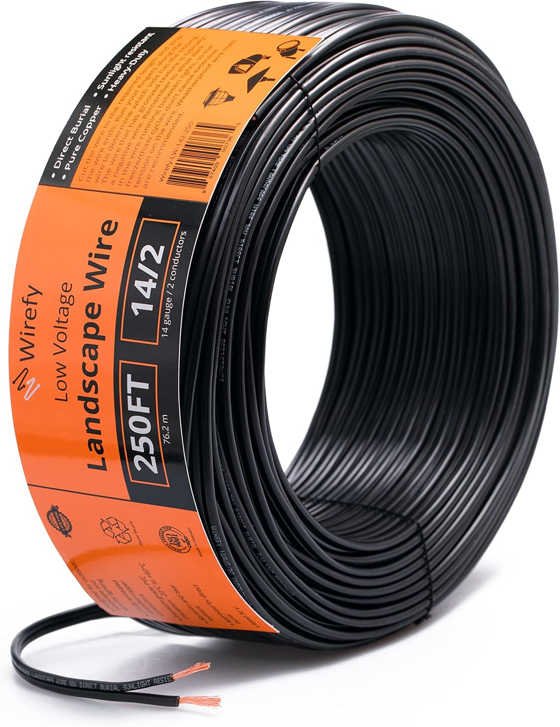 14-Gauge 2-Conductor 250 Feet Landscape Lighting Wire V5425