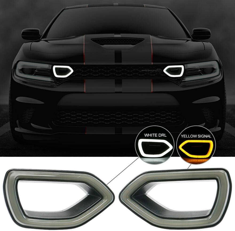 Smoked LED Grille Light Assembly for DRL and Turn Signal O391