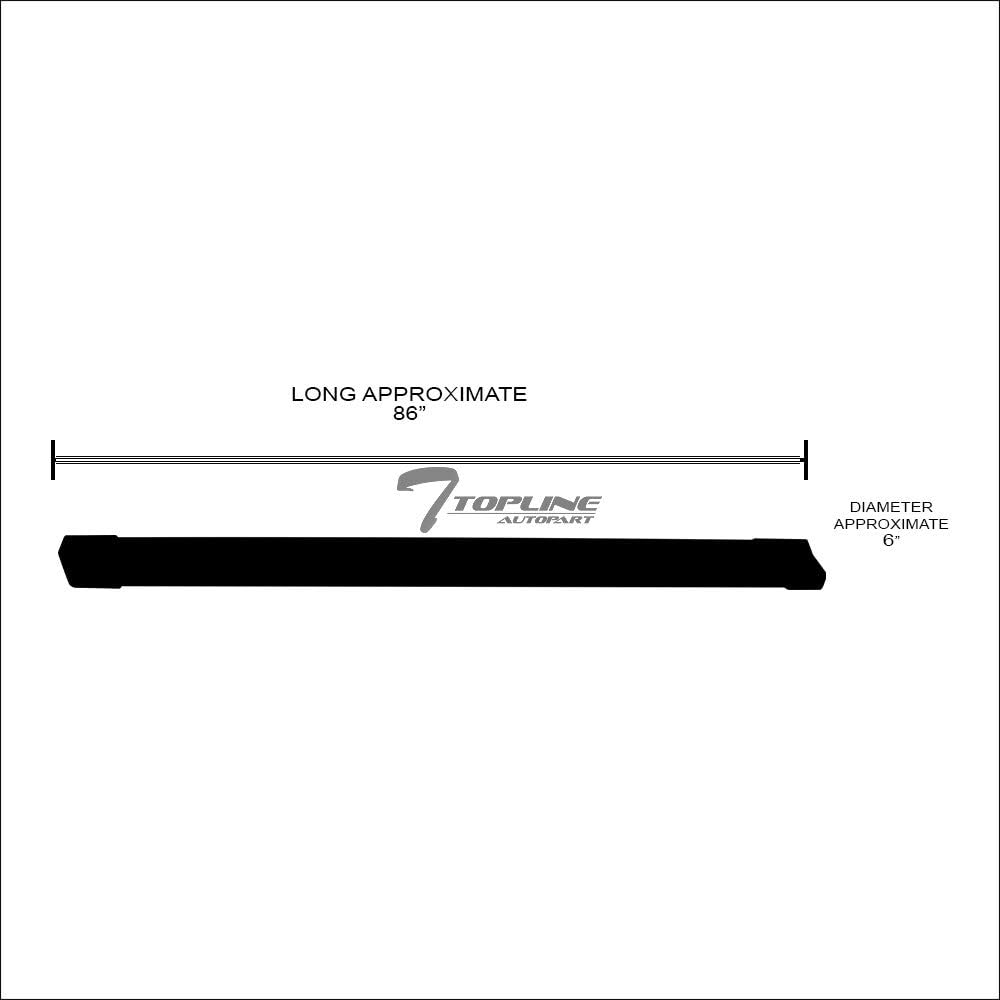 Matte Black Aluminum Side Step Rail Running Boards G398010