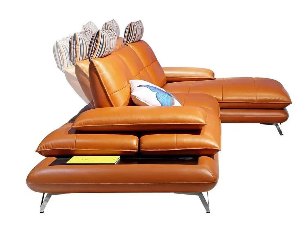 Genuine Leather Sectional Sofa C904375