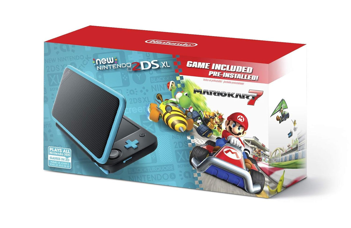 Black Turquoise Nintendo 2DS XL E93705