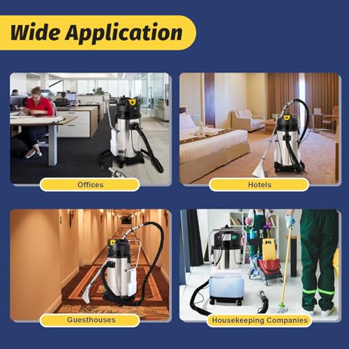 Portable Carpet Cleaning Machine with Mobile Tires (40L) J28704