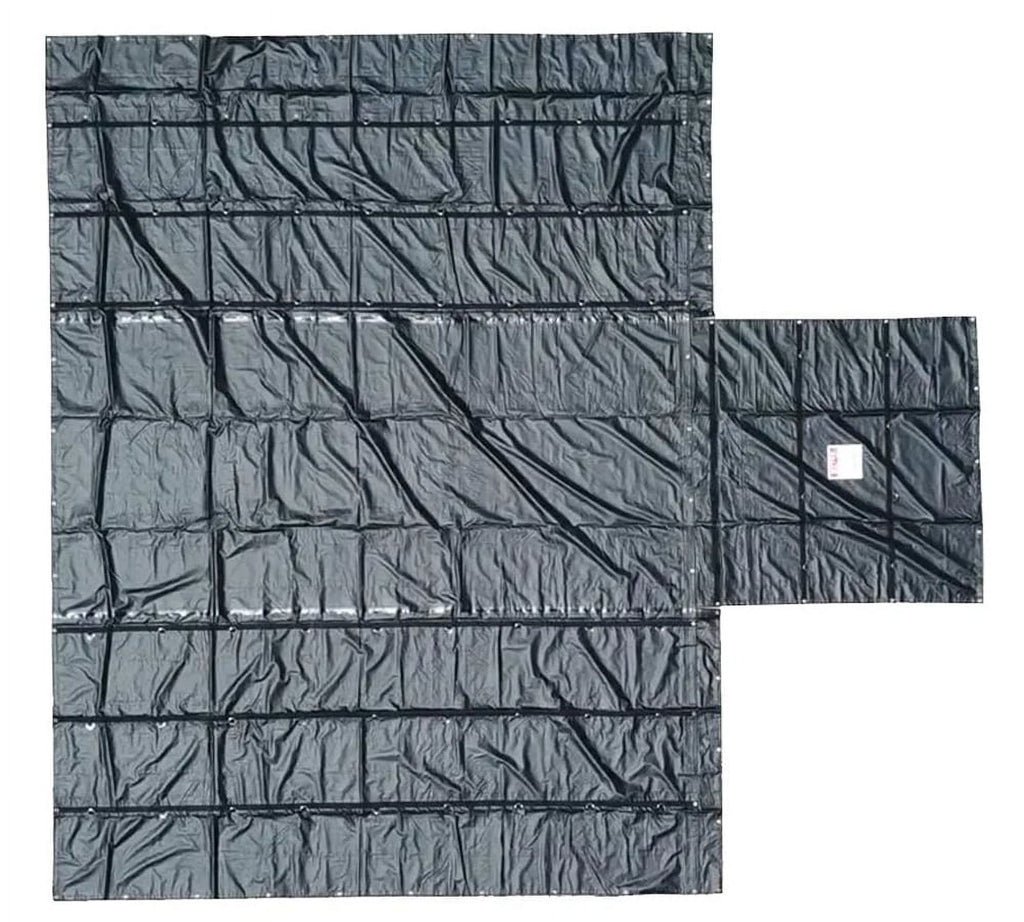 2 Pack 14oz Steel Tarp 16' x 27' with Flap Z74055