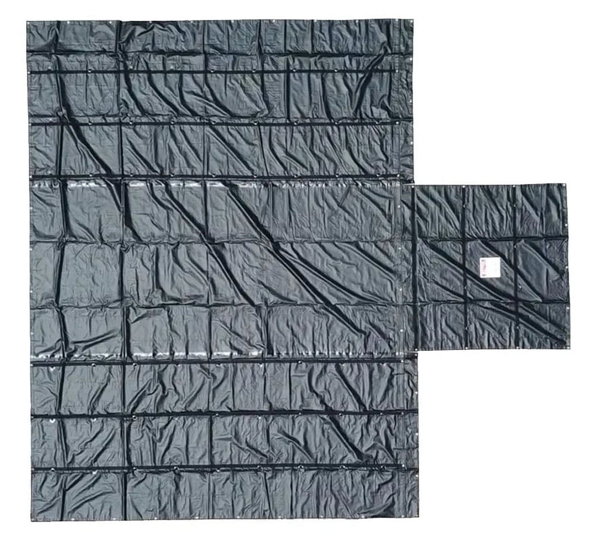 2 Pack 14oz Steel Tarp 16' x 27' with Flap Z74055