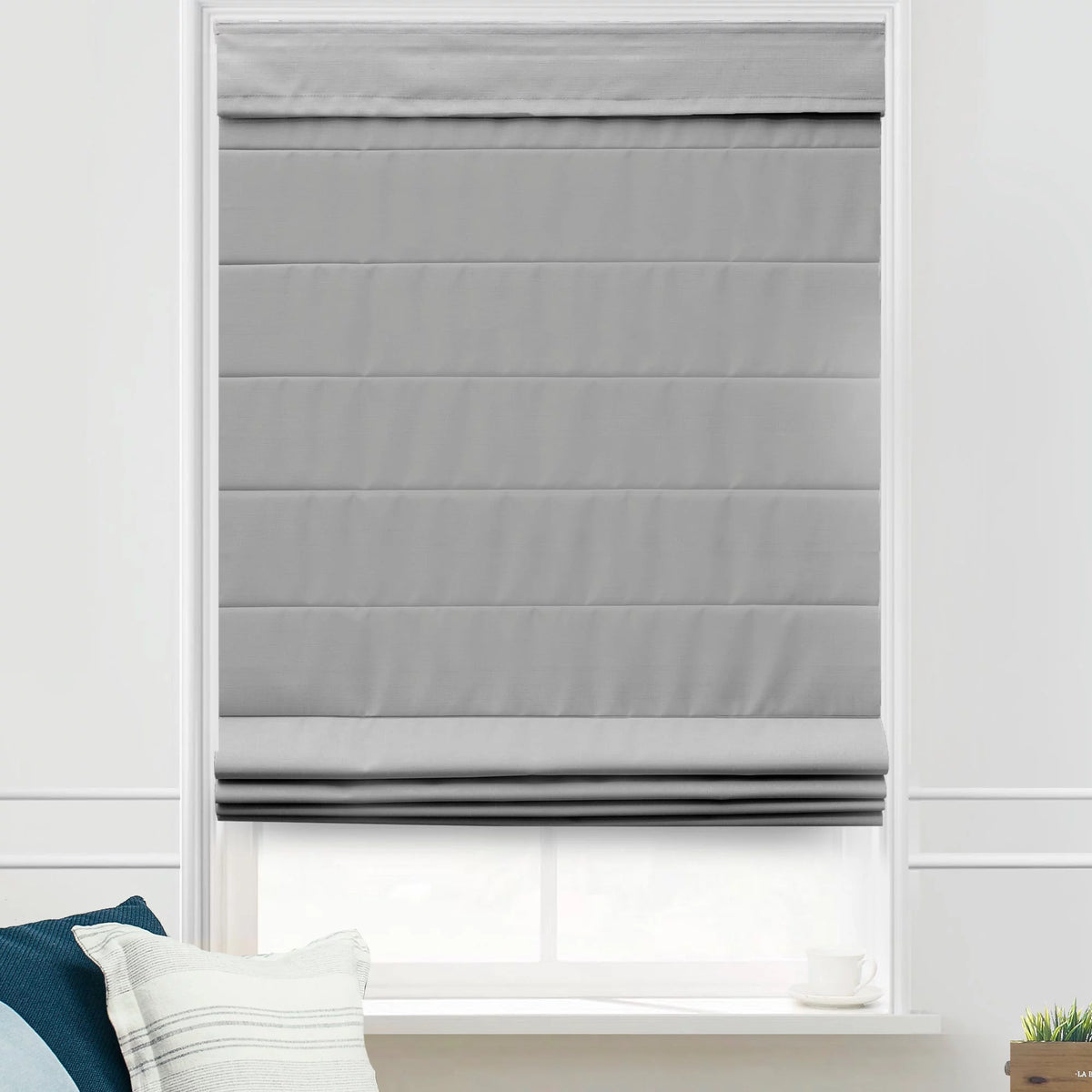 Custom Fabric Roman Shades 60 inches wide O26938