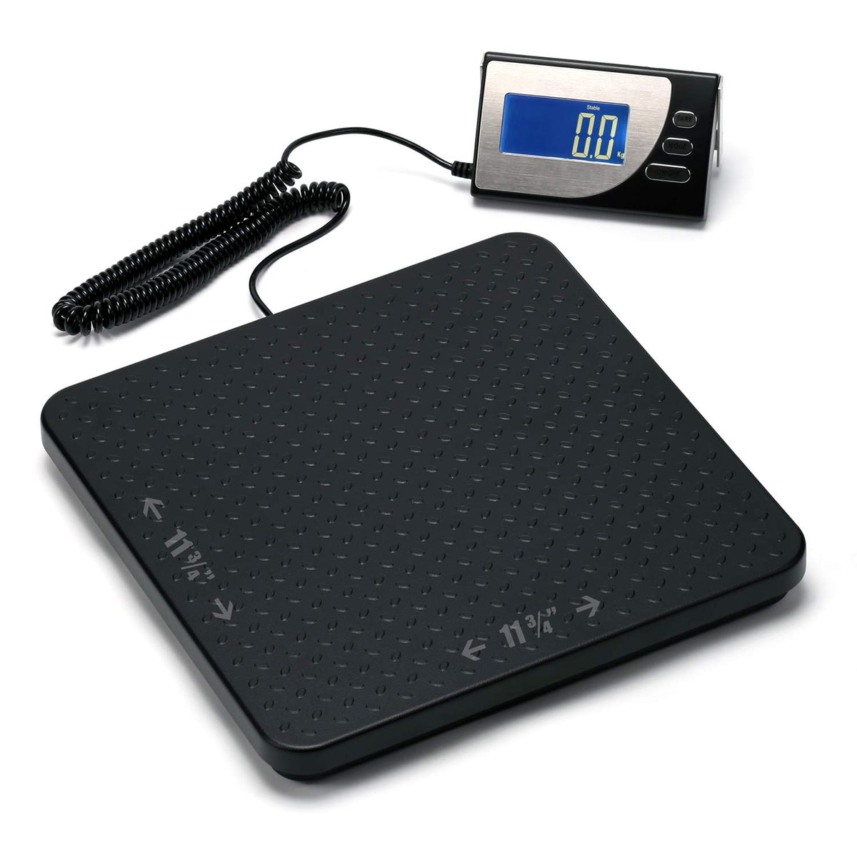 Digital Heavy Duty Postal Shipping Scale, Cast Aluminum Pan, Backlit LCD, AC Adapter, Multi Weight Unit, Pack of 2 M182