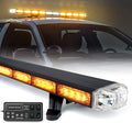 48 White Amber Emergency Strobe Light Bar LED Lightbar with Adjustable Brackets H9659