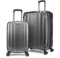 Hardside Spinner Luggage 2-Piece Set Dark Grey V4788
