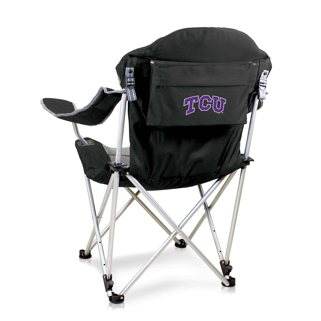 Black Reclining Camp Chair V3877