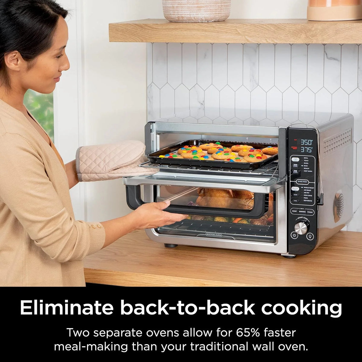 Stainless Steel Double Oven with Air Fry I372